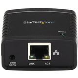 StarTech.com 10/100Mbps Ethernet to USB 2.0 Network LPR Print Server - USB Print Server with 10Base-T/100Base-TX Auto-sensing — PM1115U2