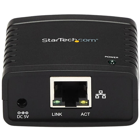 StarTech.com 10/100Mbps Ethernet to USB 2.0 Network LPR Print Server - USB Print Server with 10Base-T/100Base-TX Auto-sensing — PM1115U2