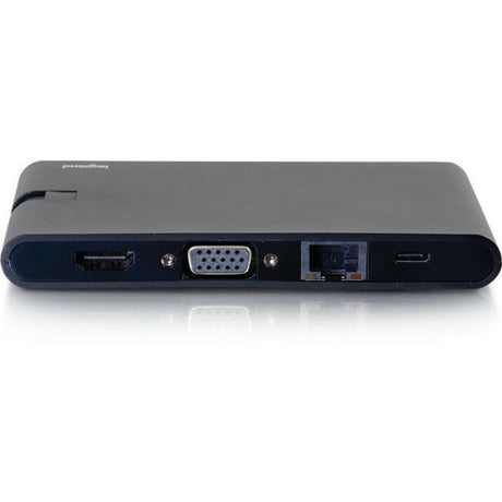 C2G USB C Dock with HDMI, VGA, Ethernet, USB, SD & Power Delivery up to 100W — 26916