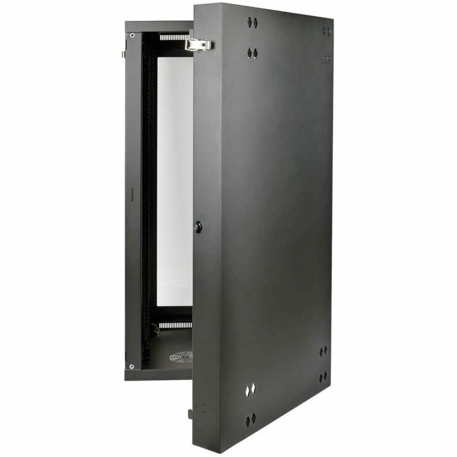 Eaton Tripp Lite Series SmartRack 26U UPS-Depth Wall-Mount Half-Height Rack Enclosure, Clear Acrylic Window, Hinged Back — SRW26USDPG