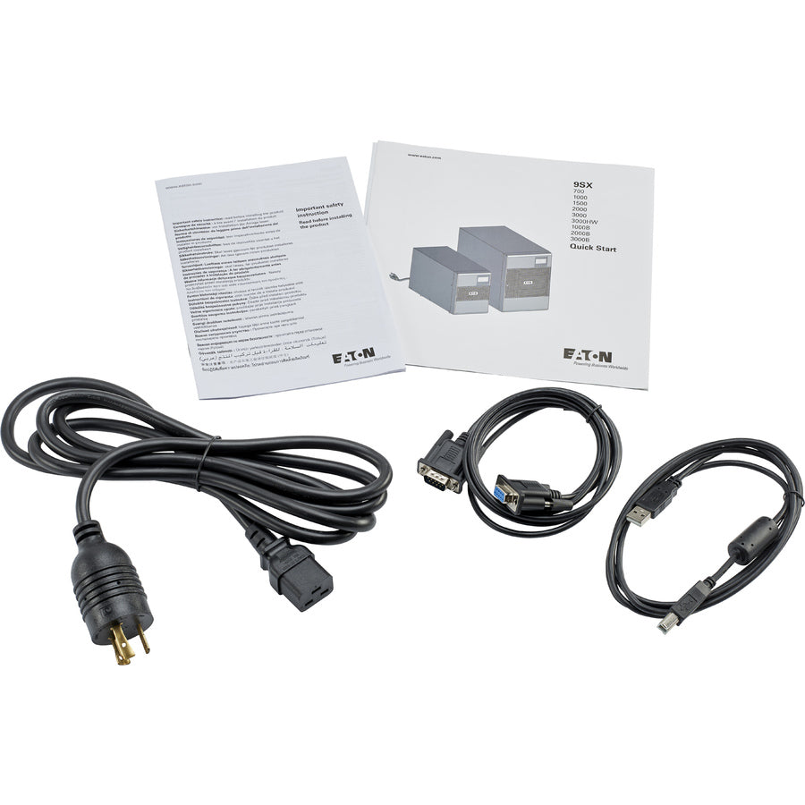 Eaton 9SX 3000VA 2700W 120V Online Double-Conversion UPS - 4 NEMA 5-20R, 1 L5-30R Outlets, Cybersecure Network Card Option, Extended Run, Tower — 9SX3000