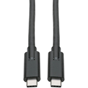Eaton Tripp Lite Series USB-C Cable (M/M) - USB 3.2, Gen 1 (5 Gbps), 5A Rating, Thunderbolt 3 Compatible, 6 ft. (1.83 m) — U420-006-5A