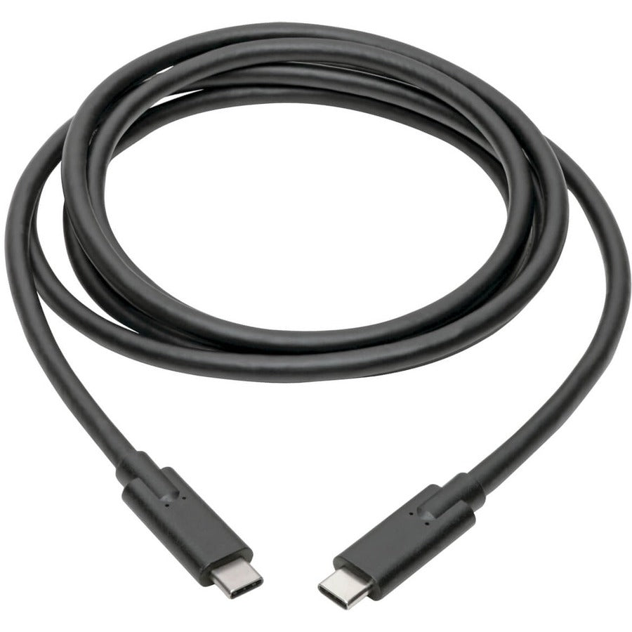 Eaton Tripp Lite Series USB-C Cable (M/M) - USB 3.2, Gen 1 (5 Gbps), 5A Rating, Thunderbolt 3 Compatible, 6 ft. (1.83 m) — U420-006-5A