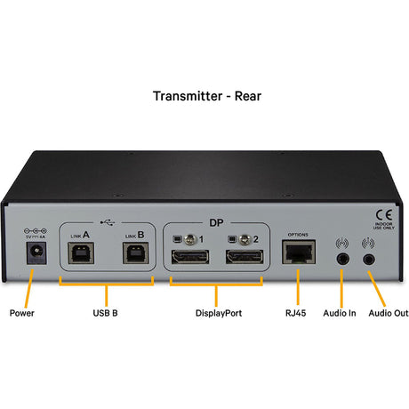 Vertiv Avocent LongView - Dual Monitor, USB, Audio, CATx up to 100m / 330ft — LV5020P-001