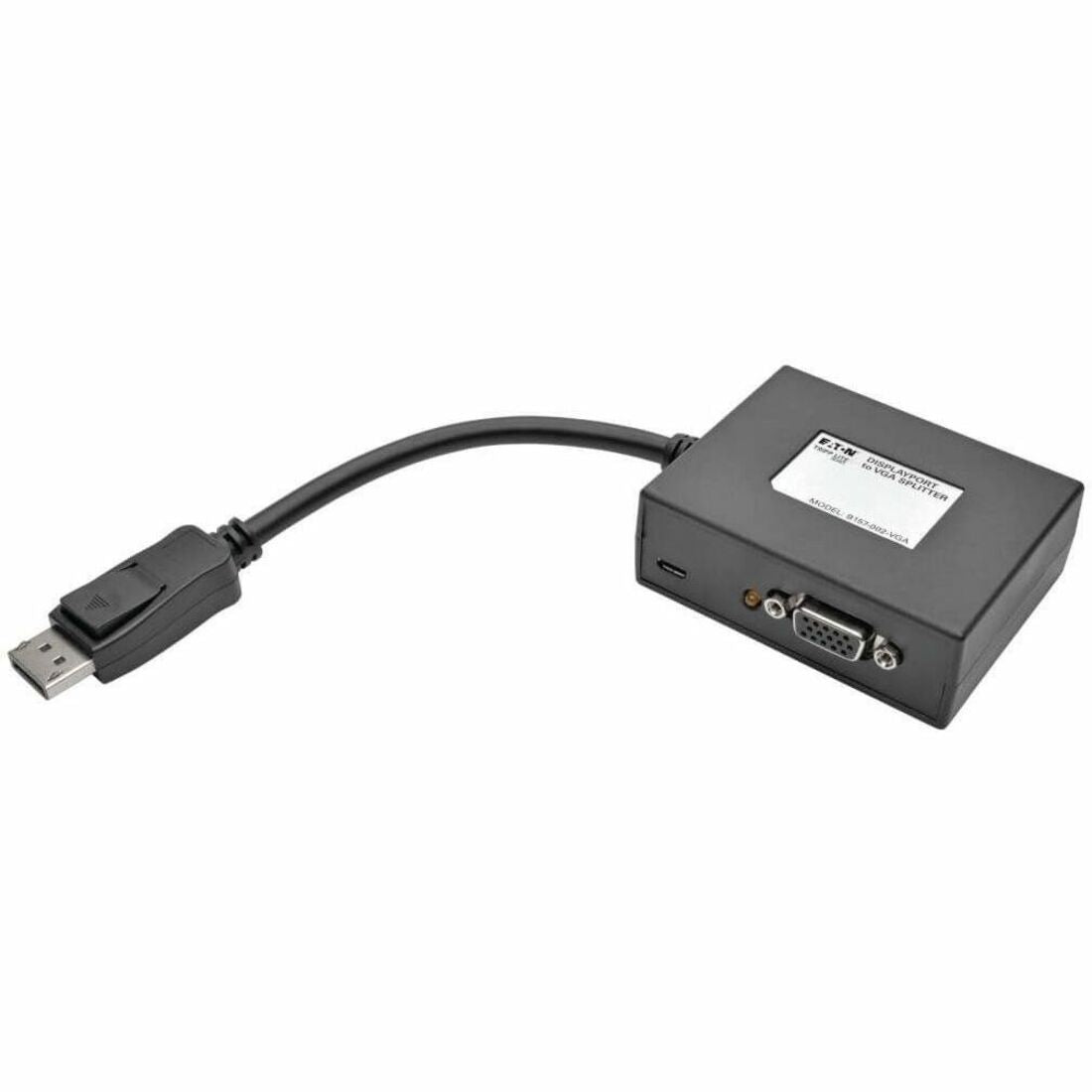 Eaton Tripp Lite Series 2-Port DisplayPort to VGA Hub, DP1.2, TAA — B157-002-VGA