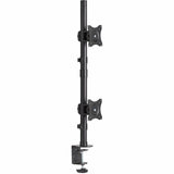 Eaton Tripp Lite Series Dual Vertical Flat-Screen Desk Stand/Clamp Mount, 15 in. to 27 in. Flat-Screen Displays — DDR1527SDC