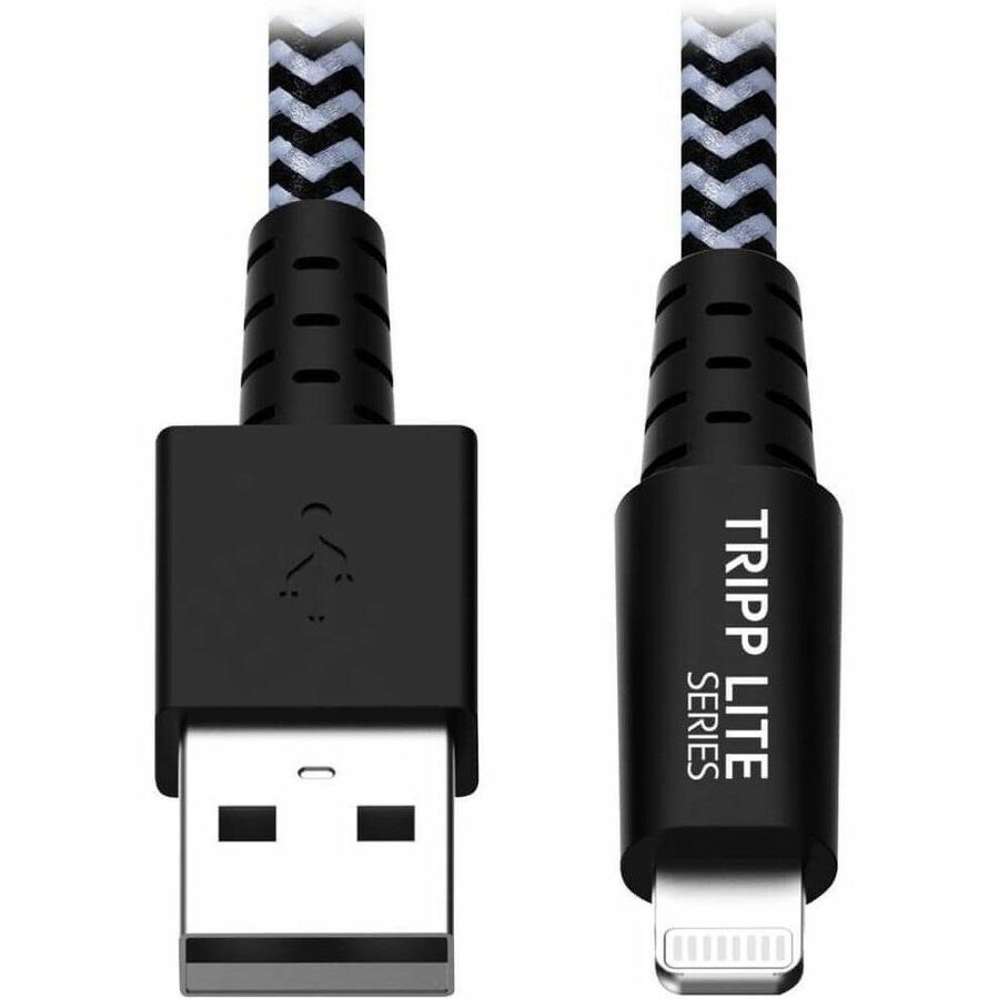 Eaton Tripp Lite Series Heavy-Duty USB-A to Lightning Sync/Charge Cable, MFi Certified - M/M, USB 2.0, 10 ft. (3.05 m) — M100-010-HD