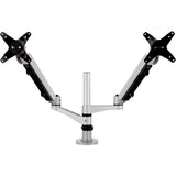 ViewSonic LCD-DMA-002 Spring-Loaded Monitor Desk Mounting Arm for 2 Monitors up to 27 Inches Each, VESA Compatible, Full Ergonomic Adjustability, 2-in-1 Mounting Base, and Built-In Cable Management — LCD-DMA-002