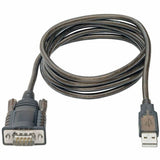 Eaton Tripp Lite Series RS232 to USB Adapter Cable with COM Retention (USB-A to DB9 M/M), FTDI, 5 ft. (1.52 m) — U209-005-COM