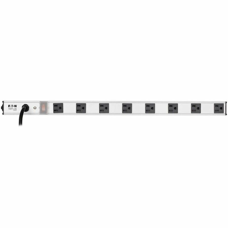 Eaton Tripp Lite Series 8-Outlet Vertical Power Strip, 120V, 15A, 10 ft. (3.05 m) Cord, 5-15P, 24 in. — PS240810