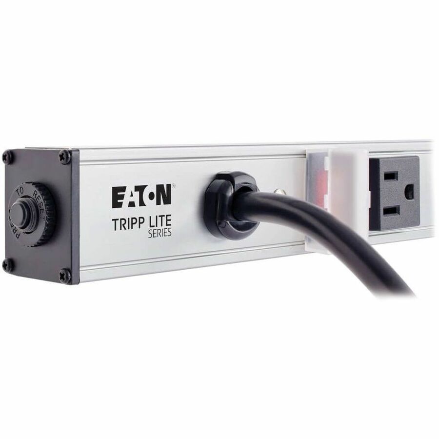 Eaton Tripp Lite Series 8-Outlet Vertical Power Strip, 120V, 15A, 10 ft. (3.05 m) Cord, 5-15P, 24 in. — PS240810