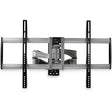 StarTech.com Full Motion TV Wall Mount for 32"-75" VESA Display, Heavy Duty Articulating Adjustable Large TV Wall Mount Bracket, Silver — FPWARPS