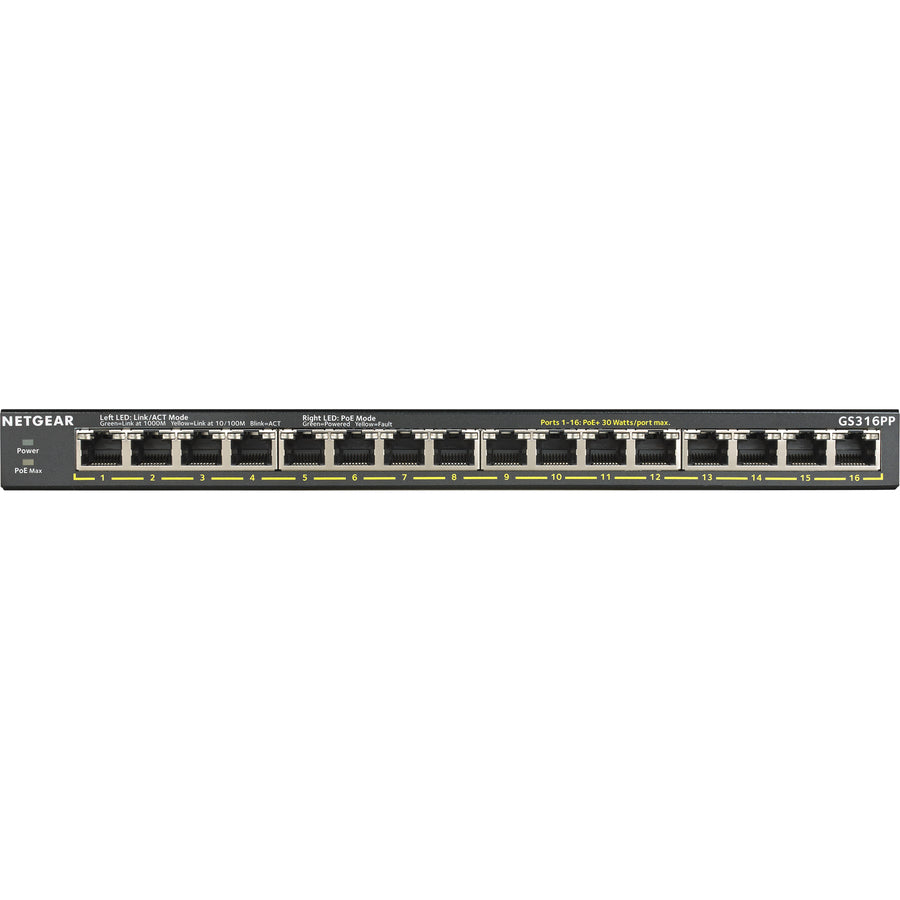 Netgear GS316PP Ethernet Switch — GS316PP-100NAS