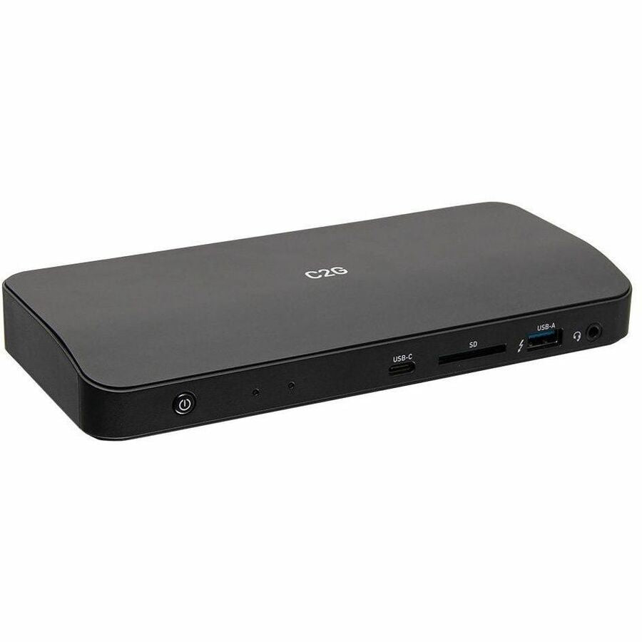 C2G Thunderbolt&trade; 3 USB-C 11-in-1 8K UHD Docking Station with DisplayPort, Ethernet, USB, SD Card Reader (TAA Compliant) — C2G54536