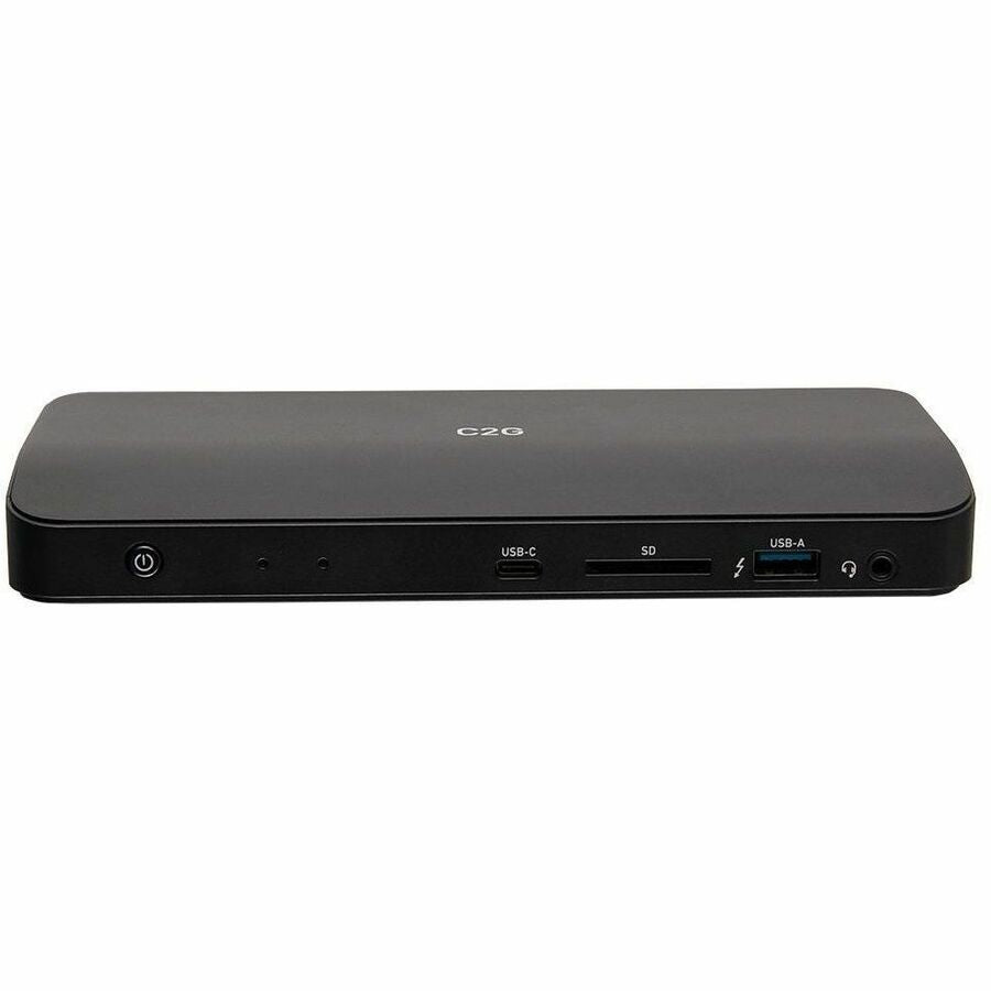 C2G Thunderbolt&trade; 3 USB-C 11-in-1 8K UHD Docking Station with DisplayPort, Ethernet, USB, SD Card Reader (TAA Compliant) — C2G54536