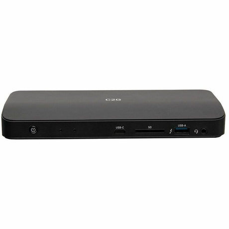 C2G Thunderbolt&trade; 3 USB-C 11-in-1 8K UHD Docking Station with DisplayPort, Ethernet, USB, SD Card Reader (TAA Compliant) — C2G54536