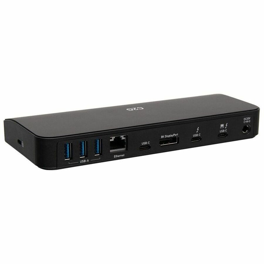 C2G Thunderbolt&trade; 3 USB-C 11-in-1 8K UHD Docking Station with DisplayPort, Ethernet, USB, SD Card Reader (TAA Compliant) — C2G54536