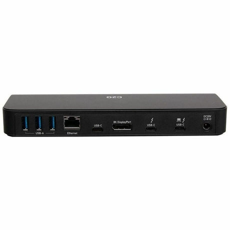 C2G Thunderbolt&trade; 3 USB-C 11-in-1 8K UHD Docking Station with DisplayPort, Ethernet, USB, SD Card Reader (TAA Compliant) — C2G54536