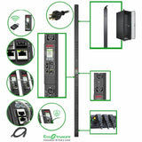 APC Rack PDU 9000 Switched, ZeroU, 20A, 208V, (21) C13/C15 & (3) C19/C21, L620 Cord — APDU9959NA3