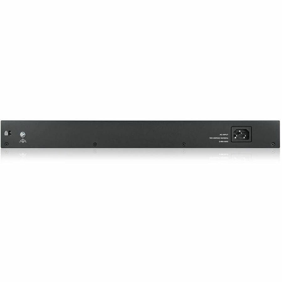 ZYXEL GS1900-48HPv2 24-Port Gigabit Smart Managed PoE Switch | 24 PoE+ Ports at 170W with 2 SFP Uplinks — GS1900-48HPV2