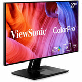 ViewSonic VP2768a-4K 27 Inch 4K UHD IPS Monitor with Advanced Ergonomics, ColorPro 100% sRGB Rec 709, 14-bit 3D LUT, Eye Care, 90W USB C, RJ45, HDR10 — VP2768A-4K
