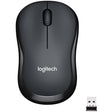 Logitech M220 SILENT Wireless Mouse, 2.4 GHz with USB Receiver, 1000 DPI Optical Tracking, 18-Month Battery, Ambidextrous, Compatible with PC, Mac, Laptop (Off-white) — 910-006127