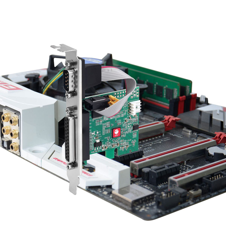SIIG DP Cyber 1S1P PCIe Card — JJ-E20311-S1