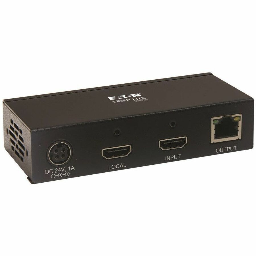 Eaton Tripp Lite Series HDMI over Cat6 Extender Kit, Transmitter and Pigtail Receiver, 4K 60Hz, 4:4:4, PoC, HDR, HDCP 2.2, 230 ft., TAA — B127A-1A1-BHPH