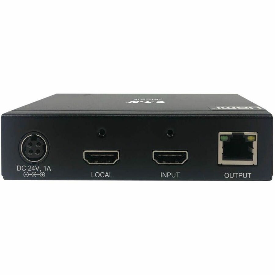 Eaton Tripp Lite Series HDMI over Cat6 Extender Kit, Transmitter and Pigtail Receiver, 4K 60Hz, 4:4:4, PoC, HDR, HDCP 2.2, 230 ft., TAA — B127A-1A1-BHPH