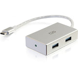 C2G USB C Hub - USB C 3.0 to 4-Port USB Hub — 29827