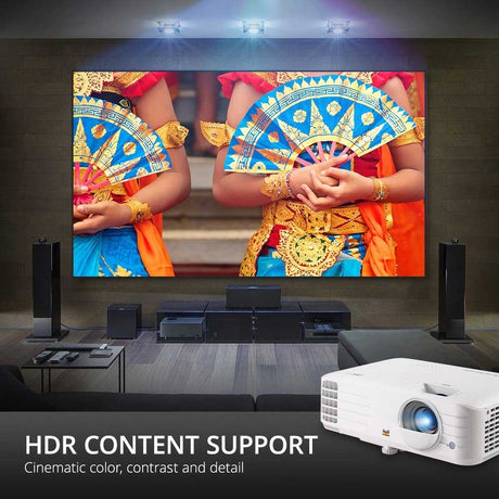 ViewSonic PX701-4K 4K UHD 3200 Lumens 240Hz 4.2ms Home Theater Projector with HDR, Auto Keystone, Dual HDMI, Sports and Netflix Streaming with Dongle on up to 300" Screen — PX701-4K
