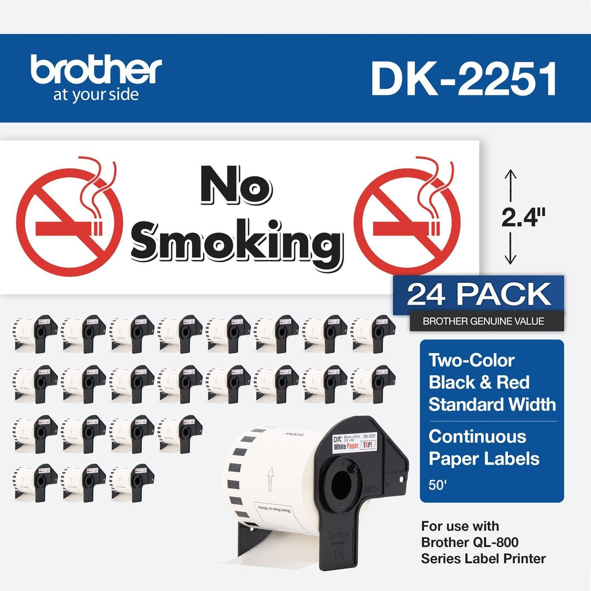 Brother DK Multipurpose Label — DK225124PK