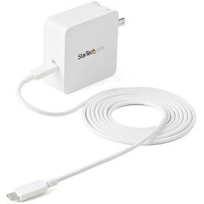StarTech.com USB C Wall Charger - 60W PD 1m cable - Portable Travel USB Type C Fast Charge Universal Laptop Adapter - USB IF/ETL Certified — WCH1C