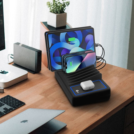 SIIG 10-Port USB-A/C & Wireless Charging Station - 150W — AC-PW1R11-S1