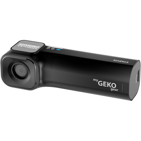 myGEKOgear by Adesso Moto Snap 1080p Motorcycle Camera with APP for Instant Video Access, Tilt Sensor for Incident Video Recording, SONY Starvis Sensor, 8.5 Hours Rechargable Battery, 32GB Storage — GOMS32G