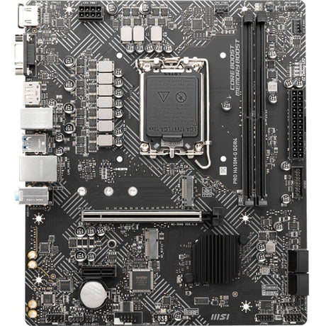 MSI H610M-G DDR4 Gaming Desktop Motherboard - Intel H610 Chipset - Socket LGA-1700 — PROH610MGD4WIFI