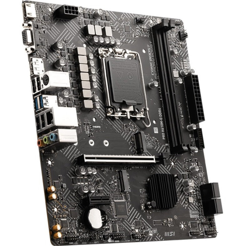 MSI H610M-G DDR4 Gaming Desktop Motherboard - Intel H610 Chipset - Socket LGA-1700 — PROH610MGD4WIFI