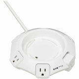 Eaton Tripp Lite Series Safe-IT Conference Power Surge Protector, 4 Rotating 5-15R Outlets, USB-C & 3 USB-A Ports, 10 ft. (3 m) Cord, Antimicrobial Protection — TLP410UCUFOAM