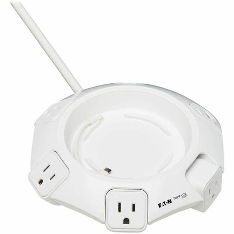 Eaton Tripp Lite Series Safe-IT Conference Power Surge Protector, 4 Rotating 5-15R Outlets, USB-C & 3 USB-A Ports, 10 ft. (3 m) Cord, Antimicrobial Protection — TLP410UCUFOAM