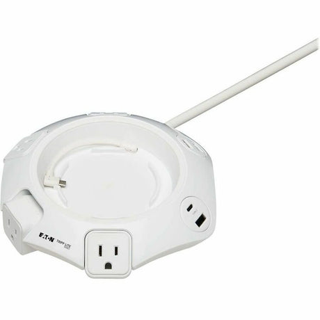 Eaton Tripp Lite Series Safe-IT Conference Power Surge Protector, 4 Rotating 5-15R Outlets, USB-C & 3 USB-A Ports, 10 ft. (3 m) Cord, Antimicrobial Protection — TLP410UCUFOAM