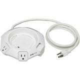 Eaton Tripp Lite Series Safe-IT Conference Power Surge Protector, 4 Rotating 5-15R Outlets, USB-C & 3 USB-A Ports, 10 ft. (3 m) Cord, Antimicrobial Protection — TLP410UCUFOAM