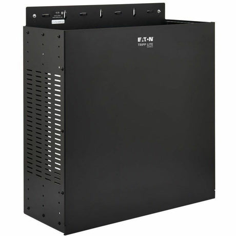Eaton Tripp Lite Series SmartRack 4U Low-Profile Vertical-Mount Vented Wall-Mount Mini Rack Enclosure, Black — SRWO4UBRKT