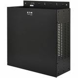Eaton Tripp Lite Series SmartRack 4U Low-Profile Vertical-Mount Vented Wall-Mount Mini Rack Enclosure, Black — SRWO4UBRKT