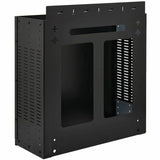 Eaton Tripp Lite Series SmartRack 4U Low-Profile Vertical-Mount Vented Wall-Mount Mini Rack Enclosure, Black — SRWO4UBRKT