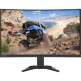 Lenovo G32qc-30 32" Class WQHD Curved Screen LED Monitor - 16:9 - Raven Black — 66F2GCC1US
