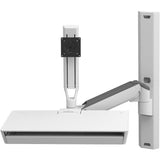 Ergotron CareFit Mounting Arm for Monitor, Mouse, Keyboard, LCD Display, Mount Extension - White — 45-619-251