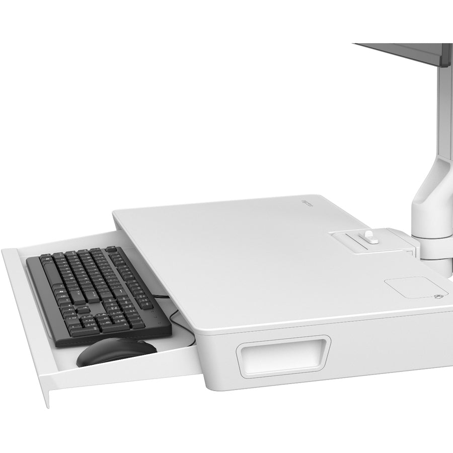 Ergotron CareFit Mounting Arm for Monitor, Mouse, Keyboard, LCD Display, Mount Extension - White — 45-619-251