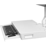 Ergotron CareFit Mounting Arm for Monitor, Mouse, Keyboard, LCD Display, Mount Extension - White — 45-619-251