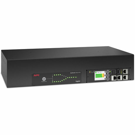 APC NetShelter Rack Automatic Transfer Switch, 2U, 30A, 120V, 2 L5-30P IN, 16 5-20R OUT, 50/60Hz — AP4453A