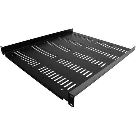 StarTech.com 1U Vented Server Rack Cabinet Shelf - Fixed 20" Deep Cantilever Rackmount Tray for 19" Data/AV/Network Enclosure w/Cage Nuts — SHELF-1U-20-FIXED-V